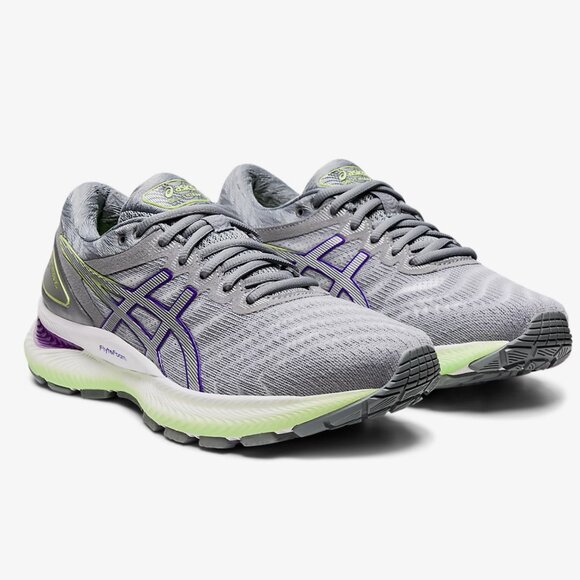 NEW in Box Asics GEL NIMBUS 22 Womens 9.5 US 41.5 EUR White Pure silver Purple - Picture 1 of 8